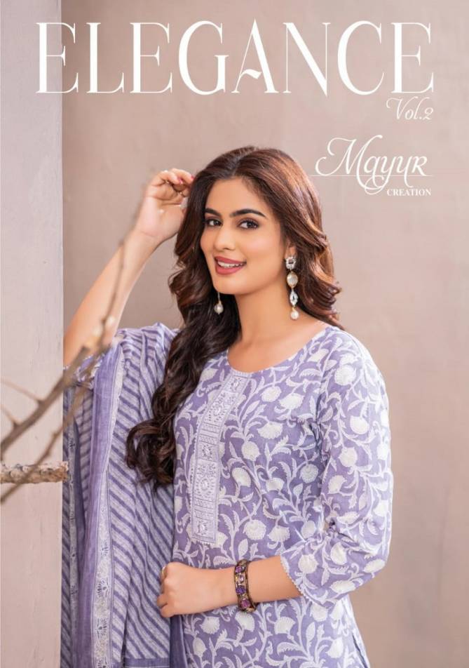 Mayur Eligance Vol 2 Printed Cotton Dress Material Catalog